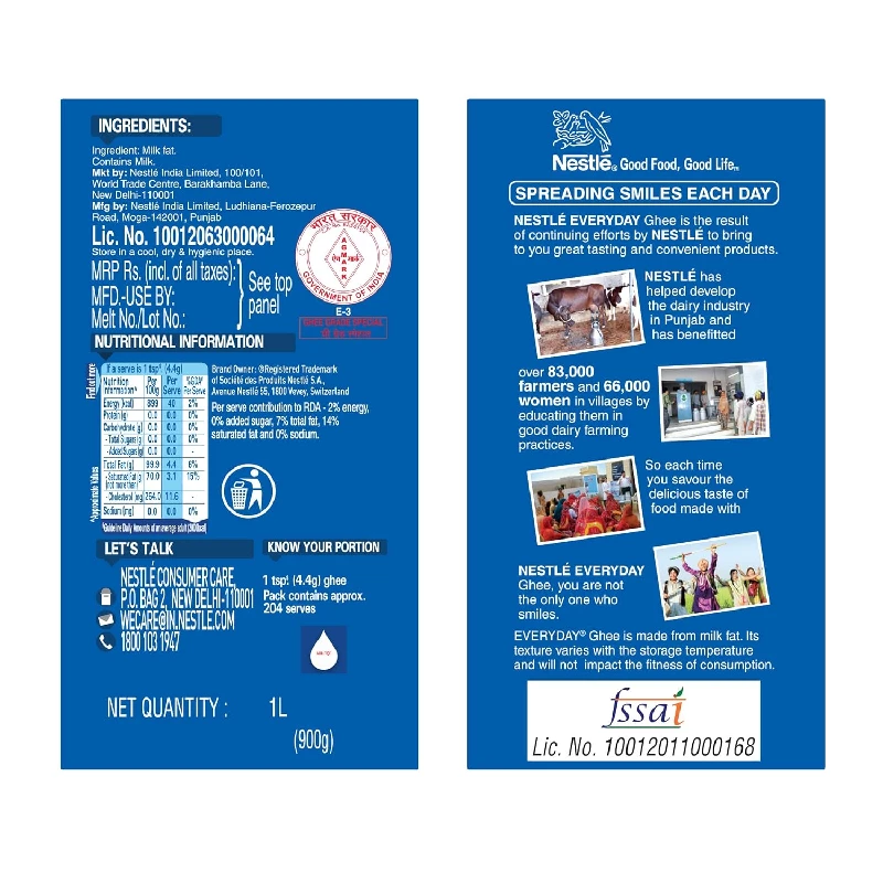 Nestle Everyday Shahi Ghee, 1 L-2.webp